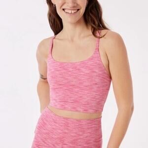 Outdoor Voices Athletic Flow Crop Top in Wild Pink Size XXXL 3X NWT Athleisure